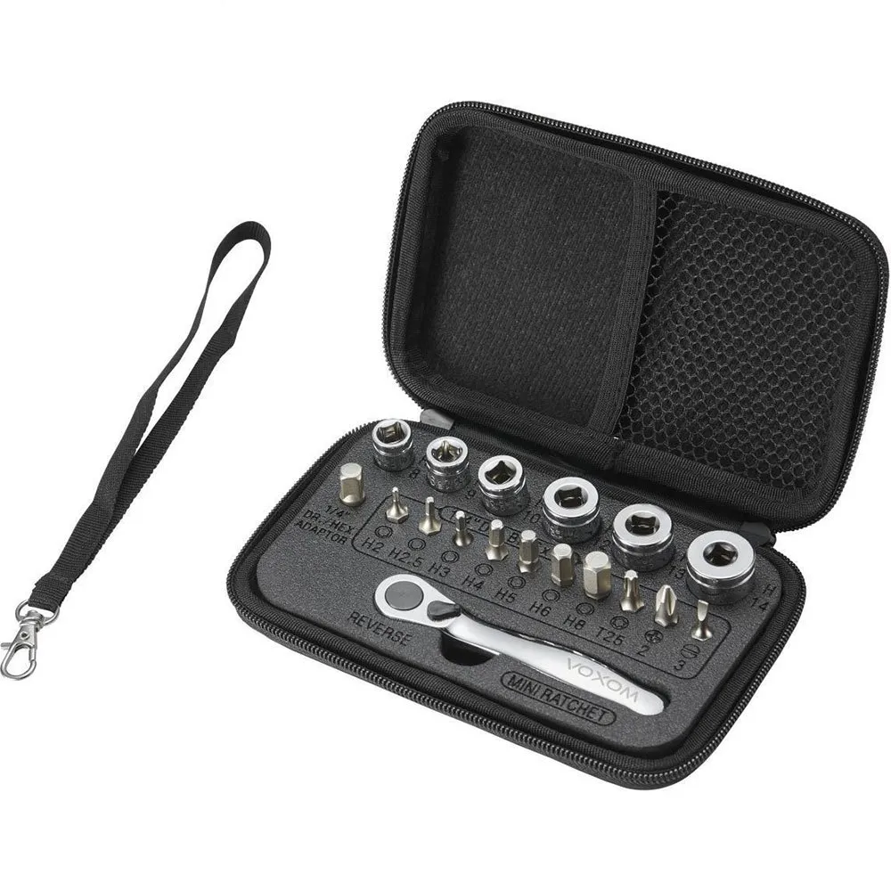 Voxom Tool Set Wk2 - Mini Ratchet Tools Kit 3 Voxom Tool Set Wk2 - Mini Ratchet Tools Kit
